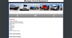 Desktop Screenshot of m.michtruck.com