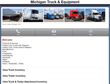 Tablet Screenshot of m.michtruck.com